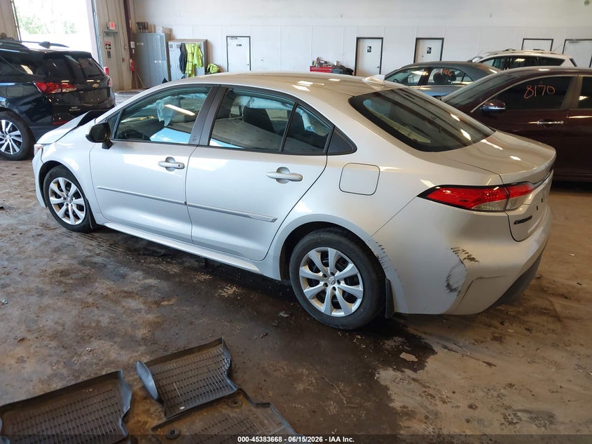 2023 Toyota Corolla VIN 5YFB4MDE7PP021762 IAAI salvage auction — FRONT & REAR, Salvage (Michigan), sold $2,450 on 2026-08-01 (photo 3)