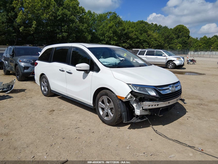 2020 Honda Odyssey VIN 5FNRL6H72LB037334 IAAI salvage auction — FRONT END, Salvage (Tennessee), sold $4,500 on 2026-07-17 (photo 1)