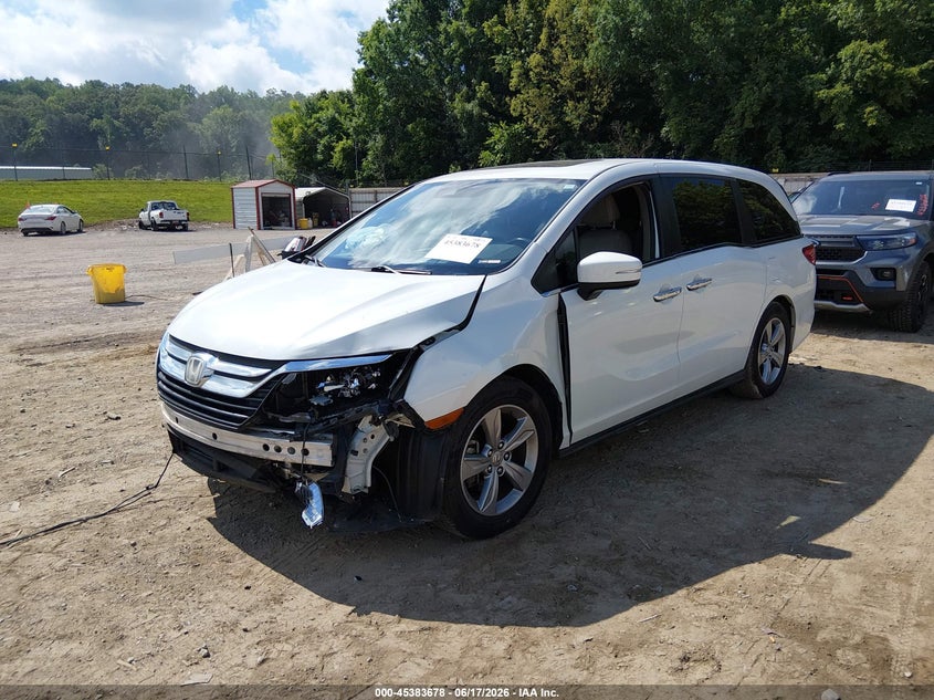2020 Honda Odyssey VIN 5FNRL6H72LB037334 IAAI salvage auction — FRONT END, Salvage (Tennessee), sold $4,500 on 2026-07-17 (photo 2)