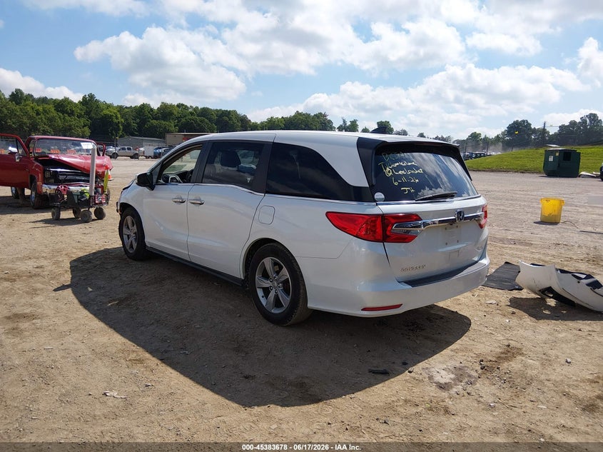2020 Honda Odyssey VIN 5FNRL6H72LB037334 IAAI salvage auction — FRONT END, Salvage (Tennessee), sold $4,500 on 2026-07-17 (photo 3)