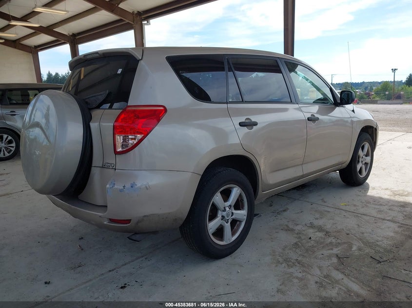 2008 Toyota Rav4 VIN JTMBD33V686083402 IAAI salvage auction — FRONT END, Bill Of Sale (Washington), sold $2,600 on 2026-07-08 (photo 4)