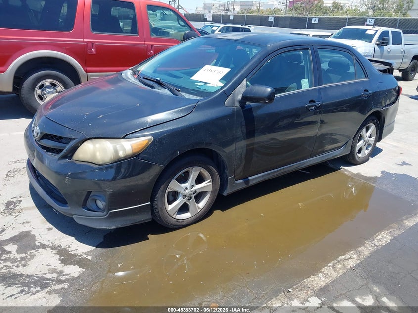 2011 Toyota Corolla VIN 2T1BU4EE7BC548045 IAAI salvage auction — FRONT & REAR, Clear - Dealer Only (California), sold $800 on 2026-07-09 (photo 2)