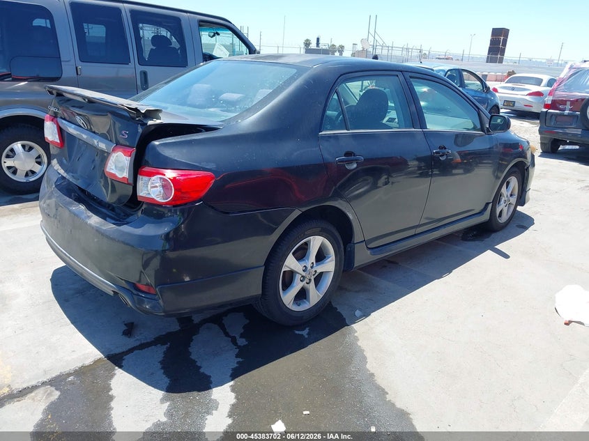 2011 Toyota Corolla VIN 2T1BU4EE7BC548045 IAAI salvage auction — FRONT & REAR, Clear - Dealer Only (California), sold $800 on 2026-07-09 (photo 4)