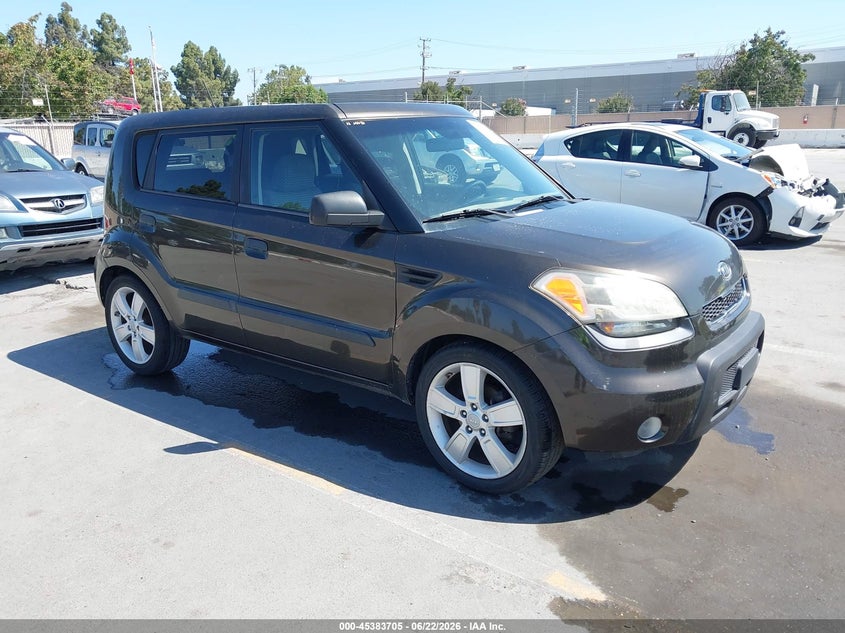 2010 Kia Soul VIN KNDJT2A26A7125049 IAAI salvage auction — NORMAL WEAR, Clear (New Mexico), sold $350 on 2026-07-29 (photo 1)