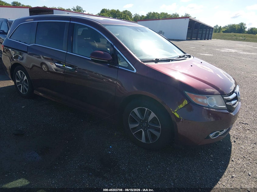 2016 Honda Odyssey VIN 5FNRL5H92GB093100 IAAI salvage auction — NORMAL WEAR, Clear (Delaware), sold $4,500 on 2026-07-06 (photo 1)