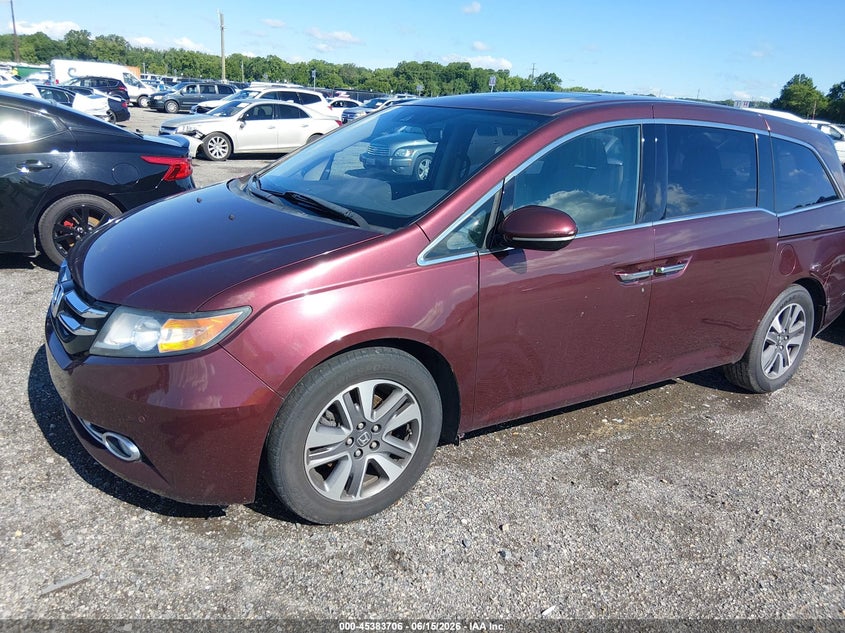 2016 Honda Odyssey VIN 5FNRL5H92GB093100 IAAI salvage auction — NORMAL WEAR, Clear (Delaware), sold $4,500 on 2026-07-06 (photo 2)