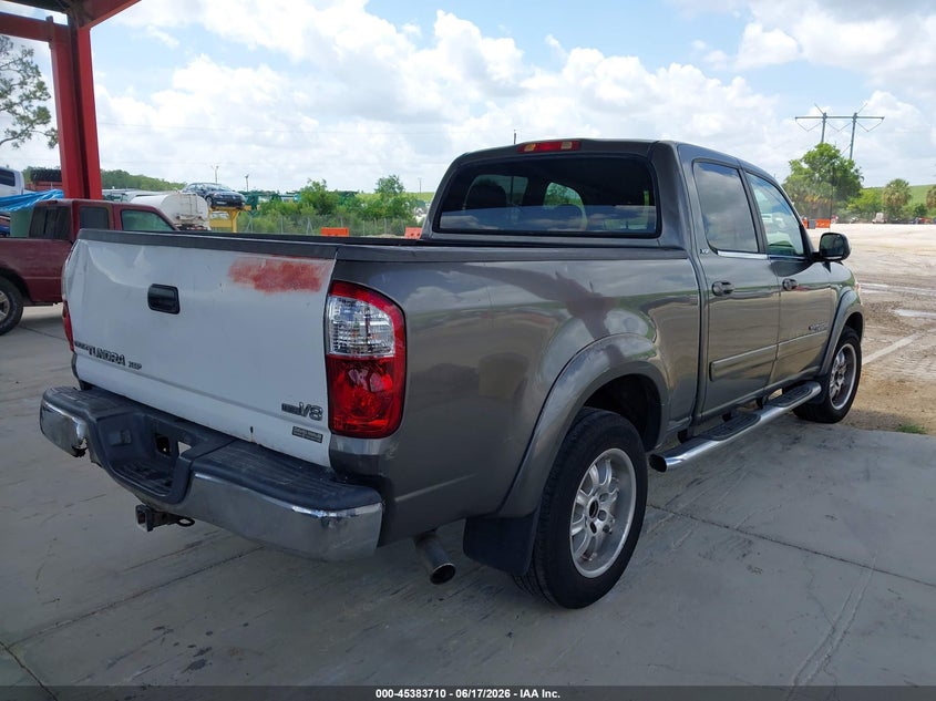 2005 Toyota Tundra VIN 5TBET34185S482778 IAAI salvage auction — LEFT FRONT, Rebuildable (Florida), sold $1,900 on 2026-07-15 (photo 4)