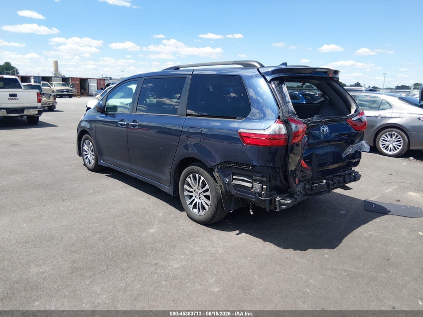 2020 Toyota Sienna VIN 5TDYZ3DC5LS052689 IAAI salvage auction — REAR END, Salvage (Illinois), sold $6,500 on 2026-07-28 (photo 3)