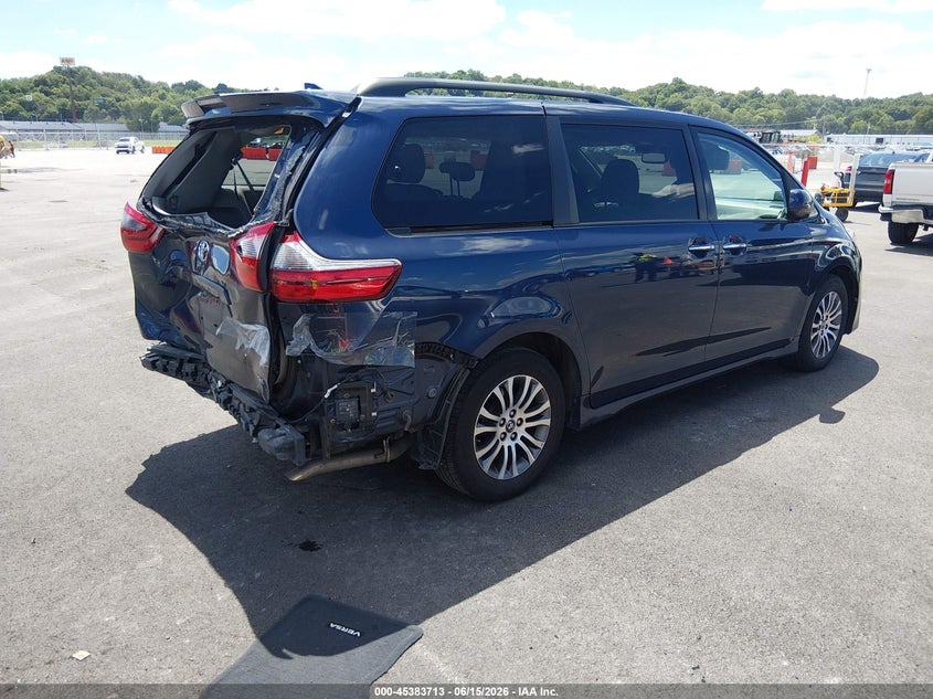 2020 Toyota Sienna VIN 5TDYZ3DC5LS052689 IAAI salvage auction — REAR END, Salvage (Illinois), sold $6,500 on 2026-07-28 (photo 4)