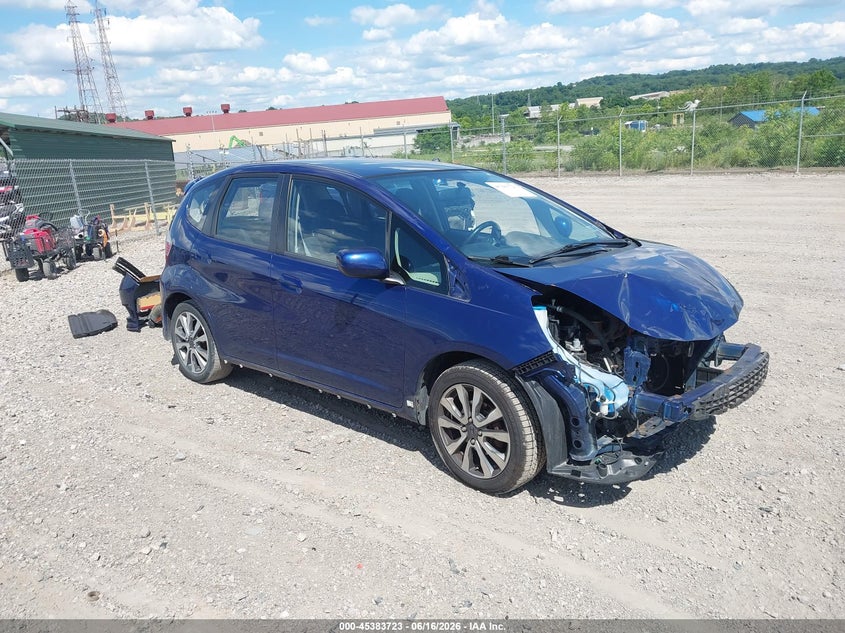 2013 Honda Fit VIN JHMGE8H55DC030533 IAAI salvage auction — FRONT END, Salvage Title, sold $1,000 on 2026-08-01 (photo 1)