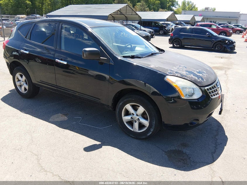 2010 Nissan Rogue sport VIN JN8AS5MV4AW612979 IAAI salvage auction — REAR END, Salvage (Connecticut), sold $450 on 2026-07-09 (photo 1)