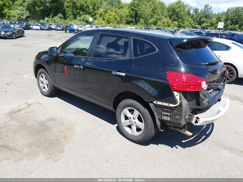2010 Nissan Rogue sport VIN JN8AS5MV4AW612979 IAAI salvage auction — REAR END, Salvage (Connecticut), sold $450 on 2026-07-09 (photo 3)