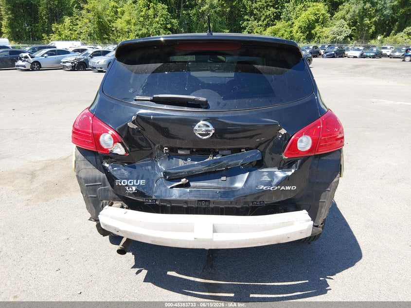 2010 Nissan Rogue sport VIN JN8AS5MV4AW612979 IAAI salvage auction — REAR END, Salvage (Connecticut), sold $450 on 2026-07-09 (photo 6)