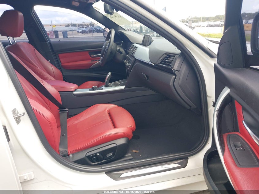 2014 BMW 3er VIN WBA3C1C57EK107105 IAAI salvage auction — LEFT REAR, Rebuildable (Florida), sold $950 on 2026-07-16 (photo 5)