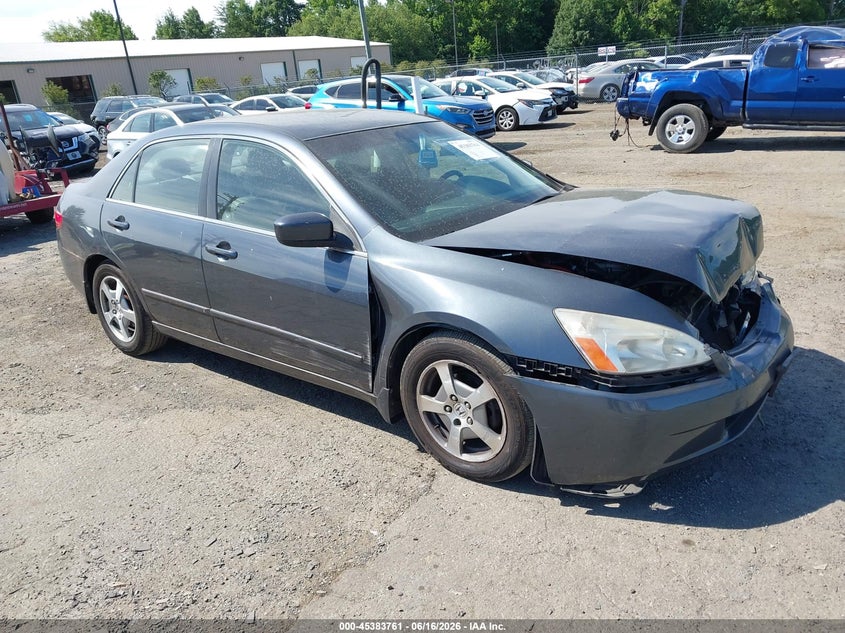 2005 Honda Accord VIN JHMCN36585C018642 IAAI salvage auction — FRONT END, Clear (Virginia), sold $25 on 2026-07-30 (photo 1)