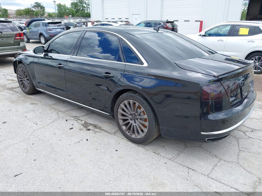 2013 Audi A8 VIN WAUR2AFD9DN019217 IAAI salvage auction — FRONT END, Salvage (Illinois), sold $1,300 on 2026-09-10 (photo 3)