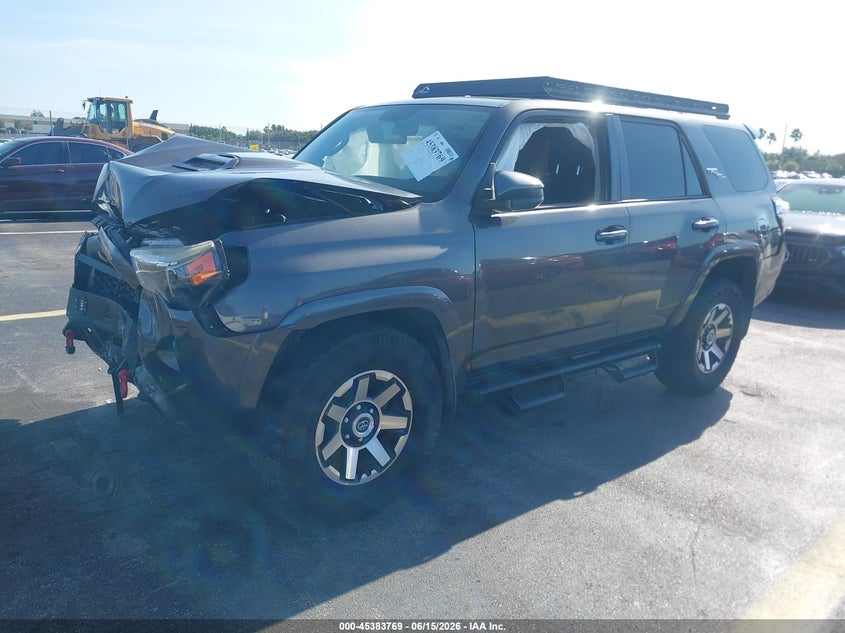 2019 Toyota 4runner VIN JTEBU5JR6K5652808 IAAI salvage auction — FRONT END, Salvage Title, sold $4,100 on 2026-07-30 (photo 2)