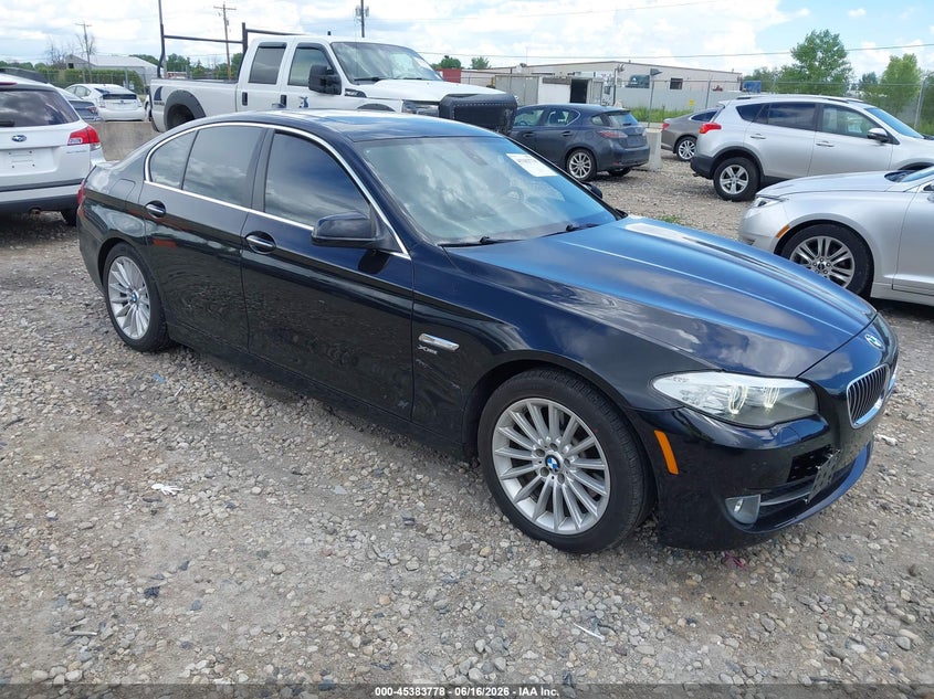 2012 BMW 5er VIN WBAFU7C56CDU57923 IAAI salvage auction — HAIL, Junk Bill Of Sale Mv2459 (Wisconsin), sold $650 on 2026-07-23 (photo 1)