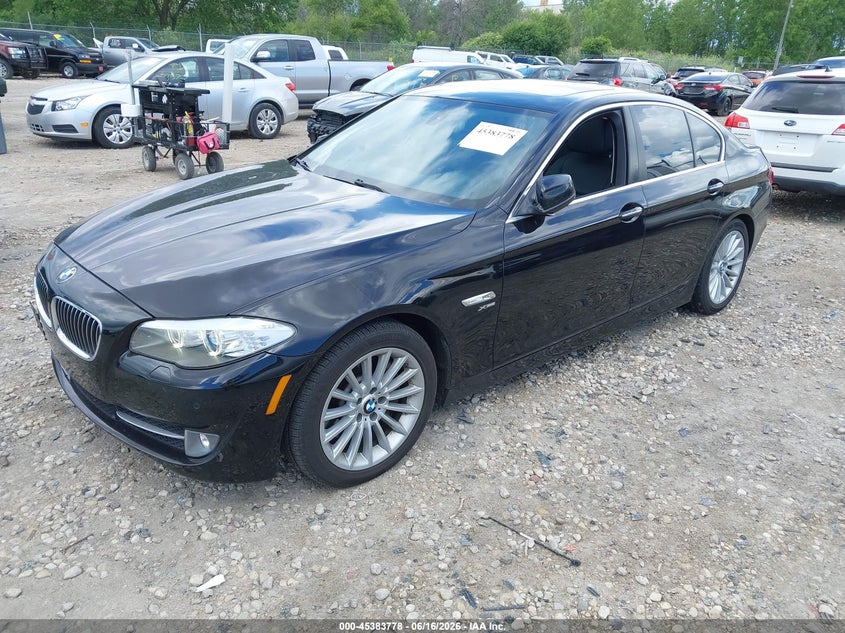 2012 BMW 5er VIN WBAFU7C56CDU57923 IAAI salvage auction — HAIL, Junk Bill Of Sale Mv2459 (Wisconsin), sold $650 on 2026-07-23 (photo 2)
