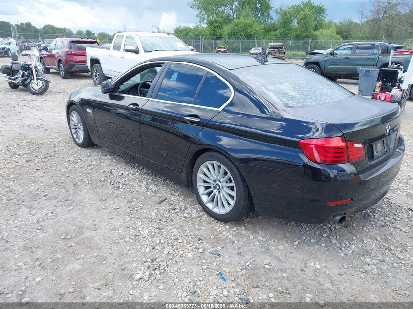 2012 BMW 5er VIN WBAFU7C56CDU57923 IAAI salvage auction — HAIL, Junk Bill Of Sale Mv2459 (Wisconsin), sold $650 on 2026-07-23 (photo 3)