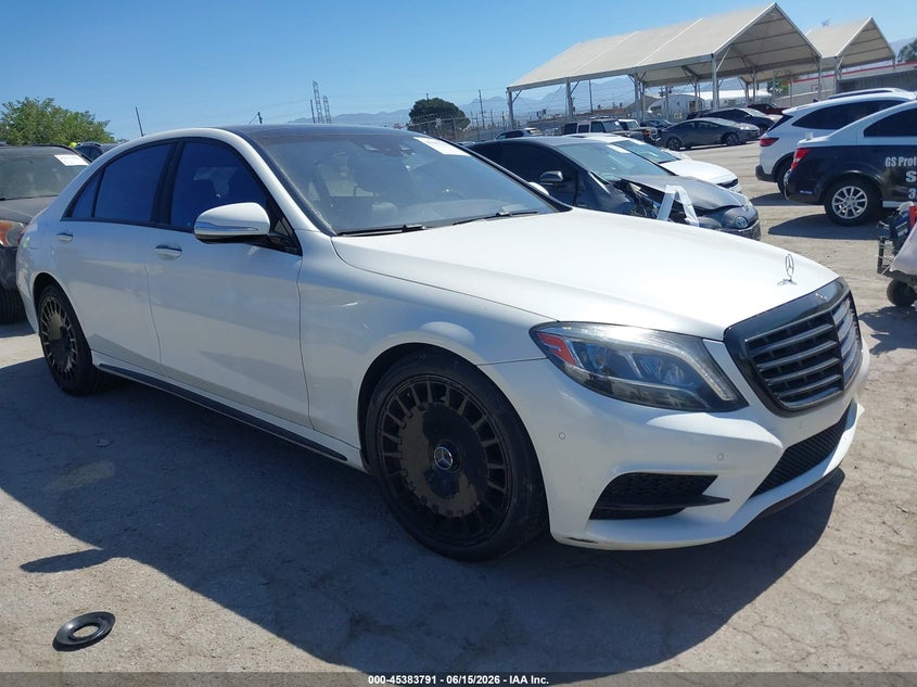 2017 Mercedes-benz S-klasse VIN WDDUG6DB9HA328203 IAAI salvage auction — REAR END, Salvage Title, sold $12,300 on 2026-08-02 (photo 1)