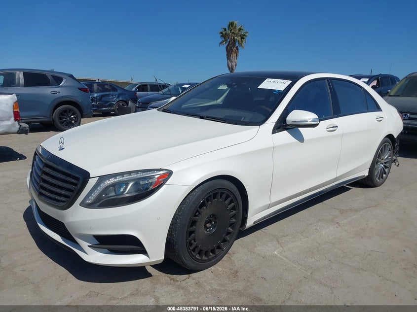 2017 Mercedes-benz S-klasse VIN WDDUG6DB9HA328203 IAAI salvage auction — REAR END, Salvage Title, sold $12,300 on 2026-08-02 (photo 2)