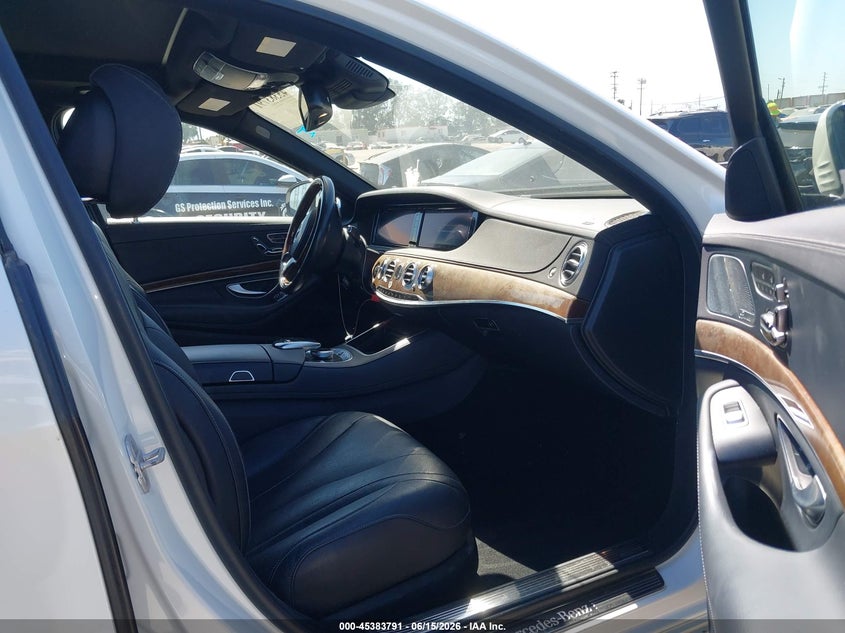 2017 Mercedes-benz S-klasse VIN WDDUG6DB9HA328203 IAAI salvage auction — REAR END, Salvage Title, sold $12,300 on 2026-08-02 (photo 5)