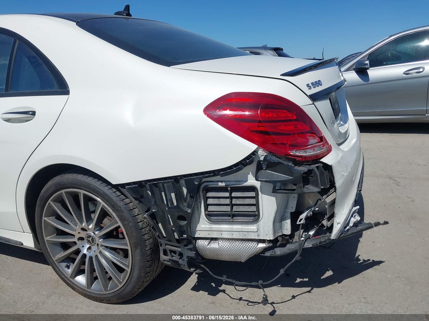 2017 Mercedes-benz S-klasse VIN WDDUG6DB9HA328203 IAAI salvage auction — REAR END, Salvage Title, sold $12,300 on 2026-08-02 (photo 6)