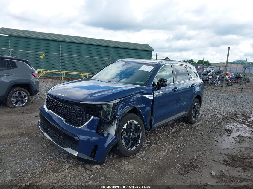 2024 Kia Sorento VIN 5XYRLDJC7RG297368 IAAI salvage auction — LEFT FRONT, Salvage (Pennsylvania), sold $10,300 on 2026-07-28 (photo 2)