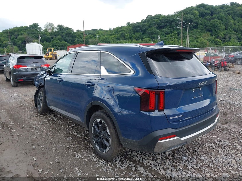 2024 Kia Sorento VIN 5XYRLDJC7RG297368 IAAI salvage auction — LEFT FRONT, Salvage (Pennsylvania), sold $10,300 on 2026-07-28 (photo 3)