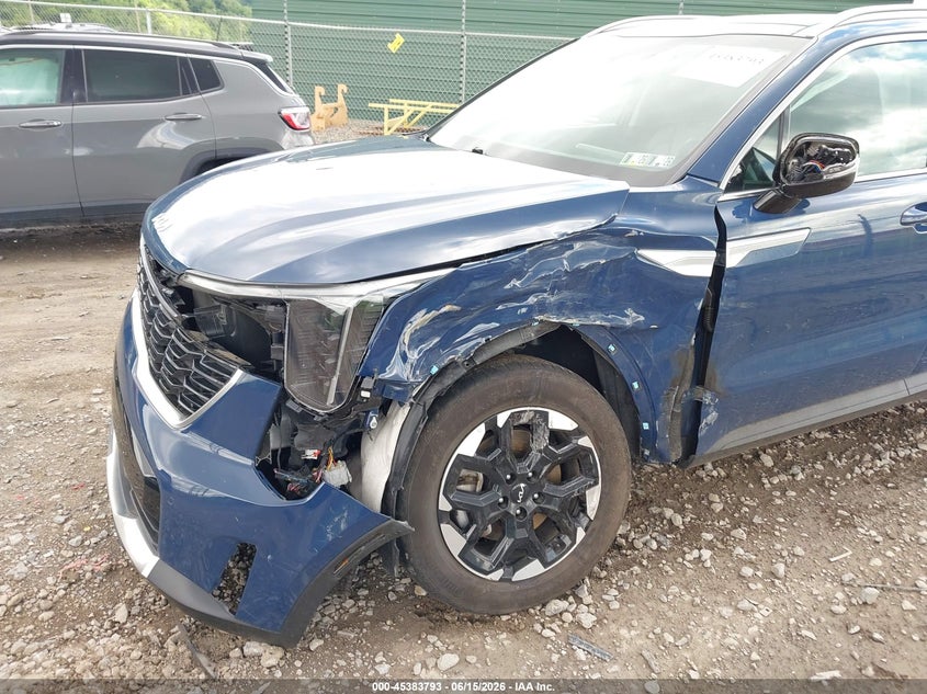 2024 Kia Sorento VIN 5XYRLDJC7RG297368 IAAI salvage auction — LEFT FRONT, Salvage (Pennsylvania), sold $10,300 on 2026-07-28 (photo 6)
