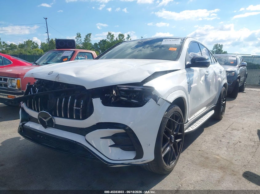 2025 Mercedes-benz Amg gle coupe VIN 4JGFD6BB6SB395319 IAAI salvage auction — FRONT END, Salvage Title, sold $8,600 on 2026-07-27 (photo 2)