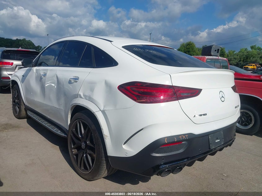 2025 Mercedes-benz Amg gle coupe VIN 4JGFD6BB6SB395319 IAAI salvage auction — FRONT END, Salvage Title, sold $8,600 on 2026-07-27 (photo 3)