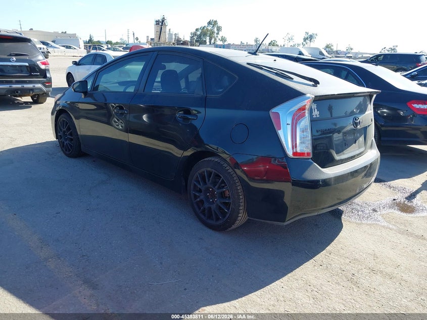 2012 Toyota Prius VIN JTDKN3DU0C5413083 IAAI salvage auction — NORMAL WEAR, Clear - Dealer Only (California), sold $2,525 on 2026-07-15 (photo 3)