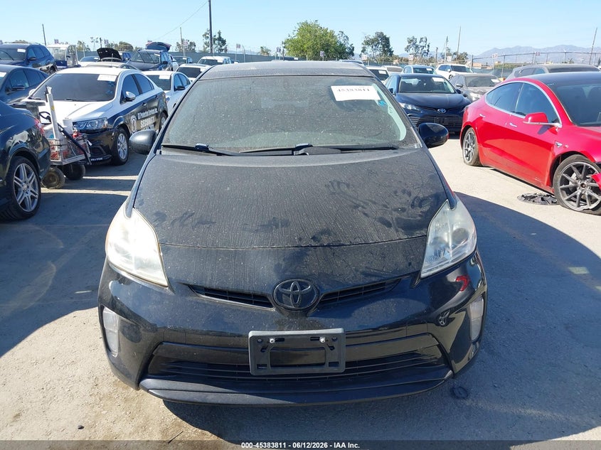 2012 Toyota Prius VIN JTDKN3DU0C5413083 IAAI salvage auction — NORMAL WEAR, Clear - Dealer Only (California), sold $2,525 on 2026-07-15 (photo 6)