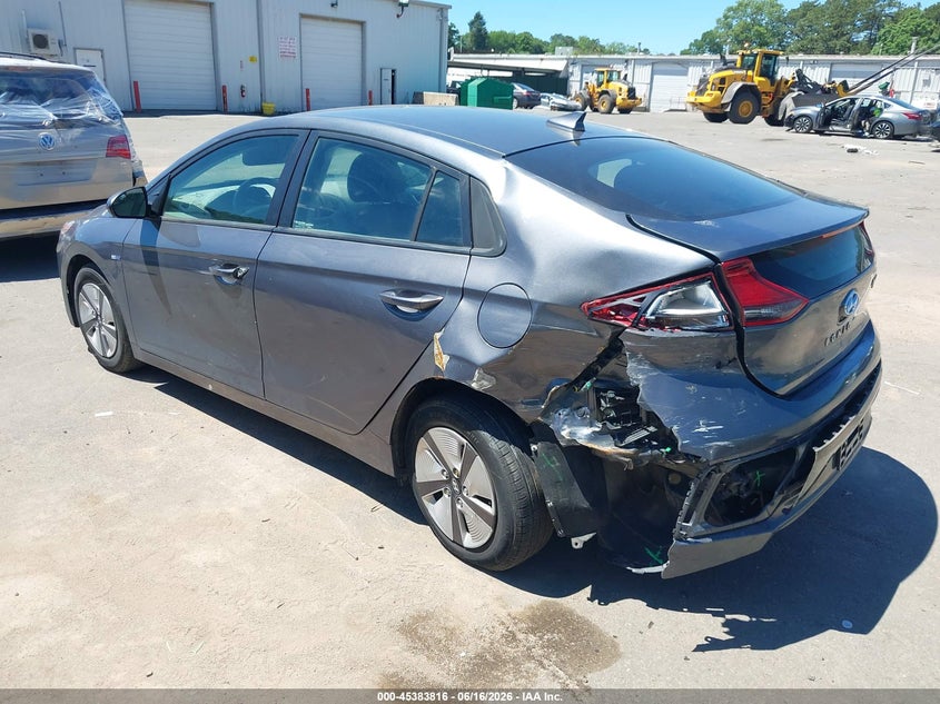 2019 Hyundai Ioniq VIN KMHC65LC3KU117593 IAAI salvage auction — FRONT & REAR, Mv-907A (New York), sold $2,050 on 2026-07-07 (photo 3)