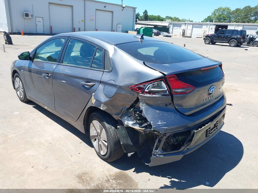 2019 Hyundai Ioniq VIN KMHC65LC3KU117593 IAAI salvage auction — FRONT & REAR, Mv-907A (New York), sold $2,050 on 2026-07-07 (photo 6)