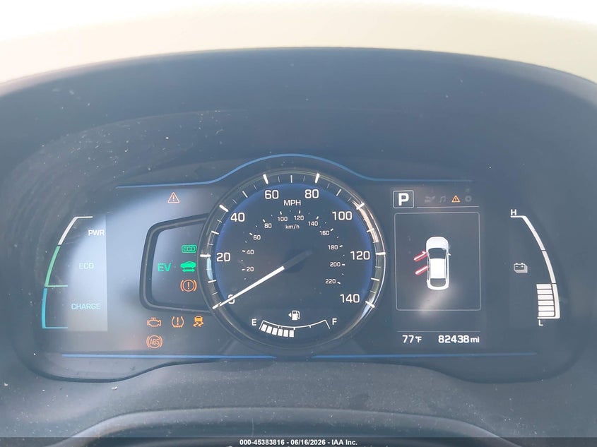 2019 Hyundai Ioniq VIN KMHC65LC3KU117593 IAAI salvage auction — FRONT & REAR, Mv-907A (New York), sold $2,050 on 2026-07-07 (photo 7)