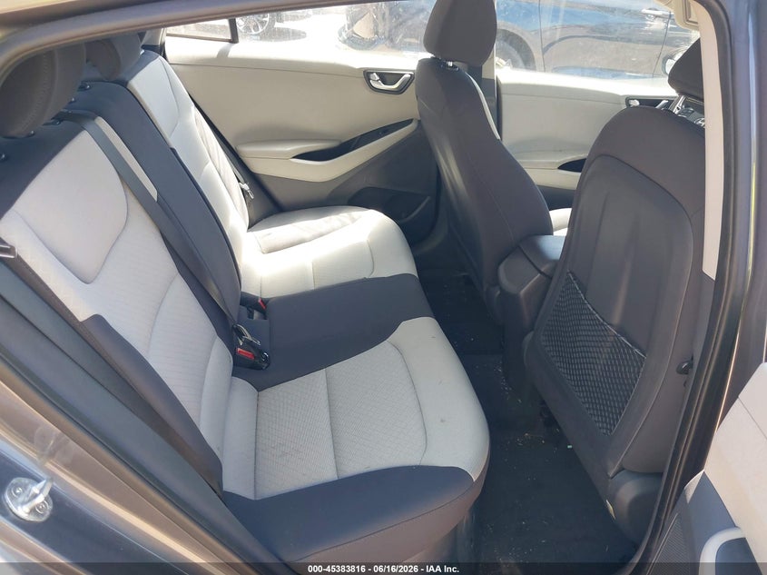 2019 Hyundai Ioniq VIN KMHC65LC3KU117593 IAAI salvage auction — FRONT & REAR, Mv-907A (New York), sold $2,050 on 2026-07-07 (photo 8)