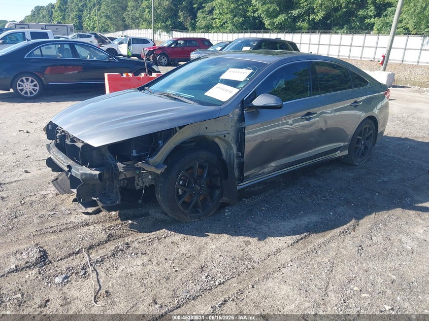 2018 Hyundai Sonata VIN 5NPE34AB0JH678742 IAAI salvage auction — FRONT END, Salvage (Georgia), sold $1,800 on 2026-07-23 (photo 2)
