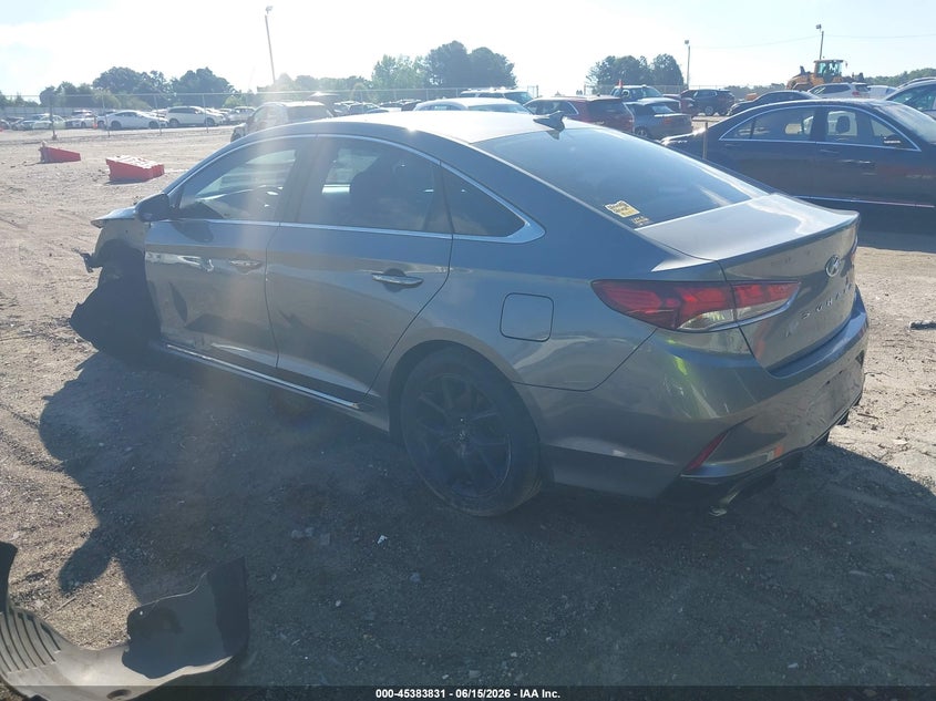 2018 Hyundai Sonata VIN 5NPE34AB0JH678742 IAAI salvage auction — FRONT END, Salvage (Georgia), sold $1,800 on 2026-07-23 (photo 3)