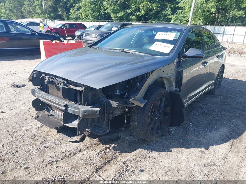 2018 Hyundai Sonata VIN 5NPE34AB0JH678742 IAAI salvage auction — FRONT END, Salvage (Georgia), sold $1,800 on 2026-07-23 (photo 6)