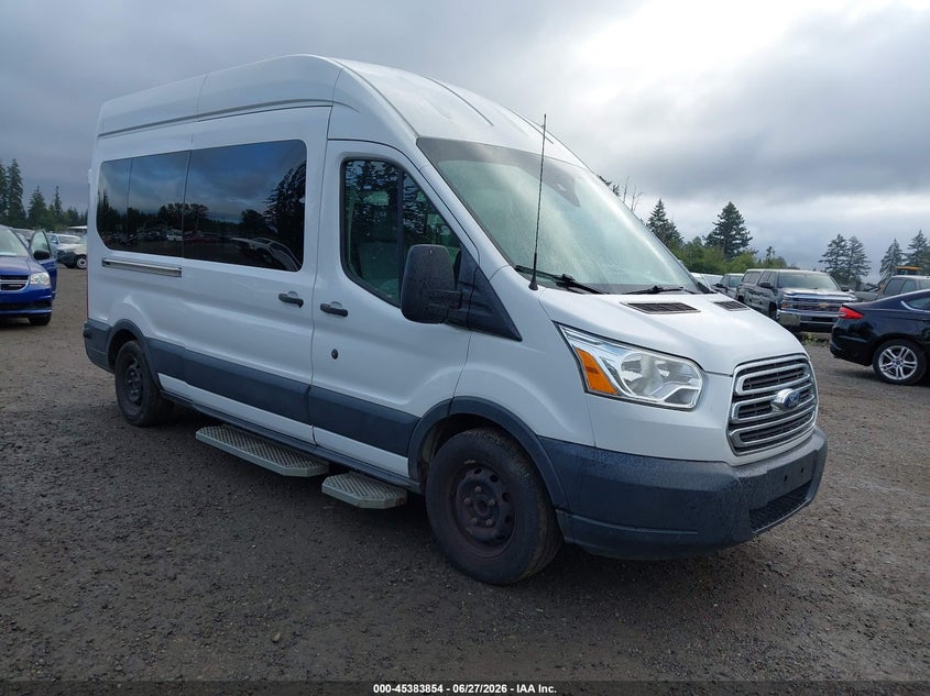 2015 Ford Transit-350 VIN 1FBZX2XM5FKB13757 IAAI salvage auction — NORMAL WEAR, Sf97 (Washington), sold $12,100 on 2026-07-29 (photo 1)