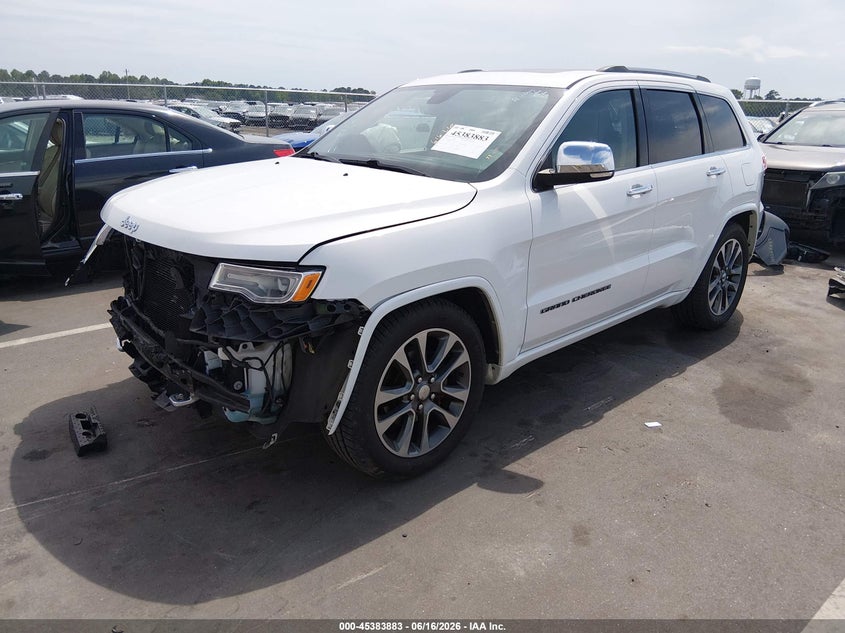 2018 Jeep Grand cherokee VIN 1C4RJFCGXJC240642 IAAI salvage auction — FRONT END, Salvage (North Carolina), sold $3,750 on 2026-07-22 (photo 2)