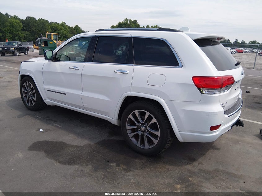 2018 Jeep Grand cherokee VIN 1C4RJFCGXJC240642 IAAI salvage auction — FRONT END, Salvage (North Carolina), sold $3,750 on 2026-07-22 (photo 3)