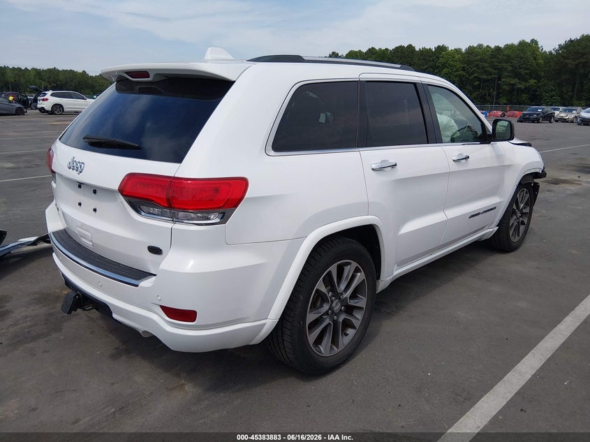 2018 Jeep Grand cherokee VIN 1C4RJFCGXJC240642 IAAI salvage auction — FRONT END, Salvage (North Carolina), sold $3,750 on 2026-07-22 (photo 4)