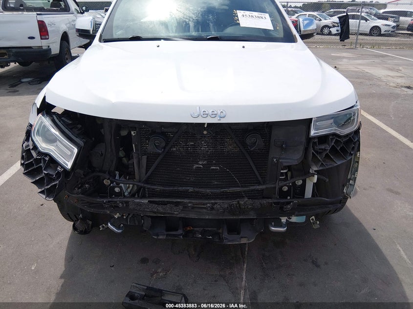 2018 Jeep Grand cherokee VIN 1C4RJFCGXJC240642 IAAI salvage auction — FRONT END, Salvage (North Carolina), sold $3,750 on 2026-07-22 (photo 6)