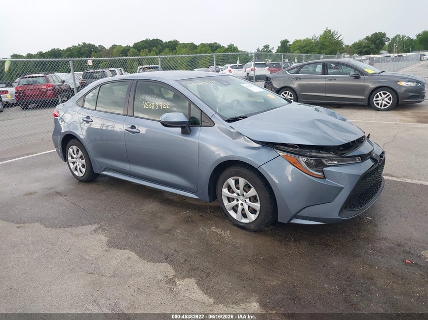 2021 Toyota Corolla VIN JTDEPMAE3MJ154995 IAAI salvage auction — FRONT END, Salvage (Indiana), sold $2,800 on 2026-07-15 (photo 1)