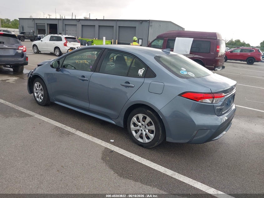 2021 Toyota Corolla VIN JTDEPMAE3MJ154995 IAAI salvage auction — FRONT END, Salvage (Indiana), sold $2,800 on 2026-07-15 (photo 3)