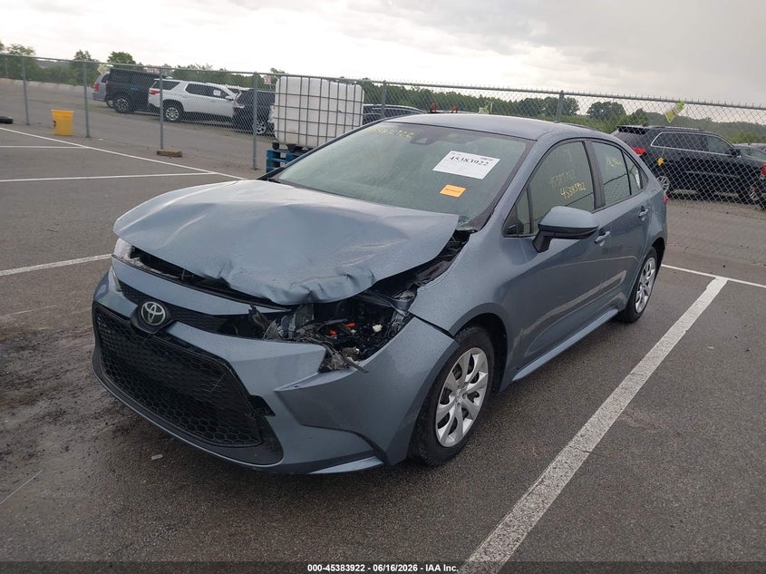 2021 Toyota Corolla VIN JTDEPMAE3MJ154995 IAAI salvage auction — FRONT END, Salvage (Indiana), sold $2,800 on 2026-07-15 (photo 6)
